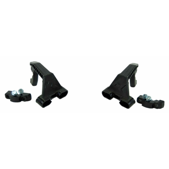 Монтажен комплект за протектори за кормило RACETECH Mounting Kit HP1/HP2 Handguard Black
