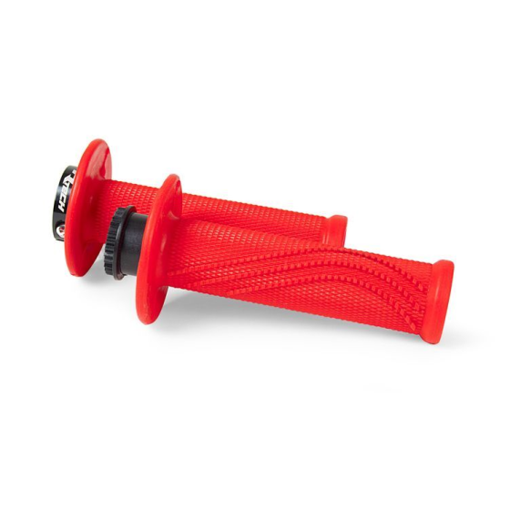 Ръкохватки RACETECH R20 Lock On Grips Half Waffle BETA 20 (Red)