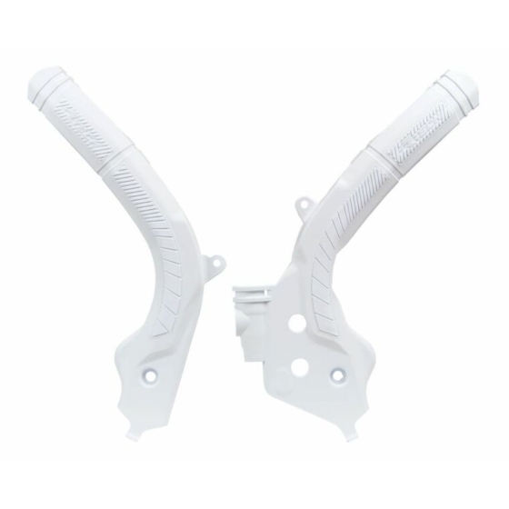 Протектор рама RACETECH Bi-material Frame Guard GASGAS/HUSQ/KTM White