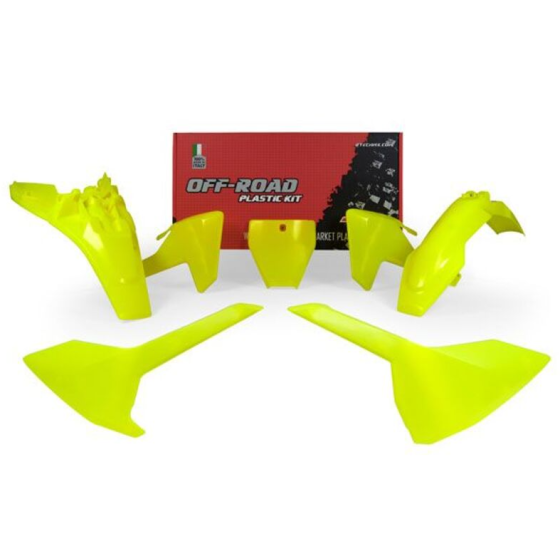 Комплект пластмаси RACETECH Plastic Kit Husqvarna TC 85 STD 18-24 (Neon Yellow)