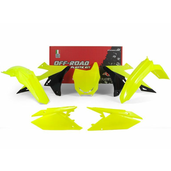 Комплект пластмаси RACETECH Plastic Kit Neon Yellow/Black Suzuki RM-Z450 18-23