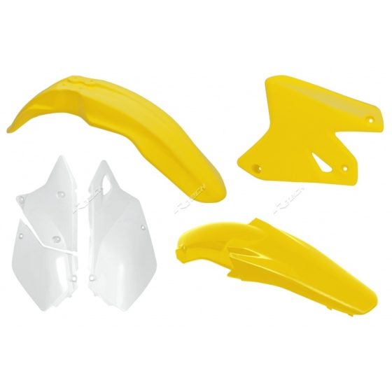Комплект пластмаси RACETECH Plastic Kit OEM Color Yellow/White Suzuki DR-Z400