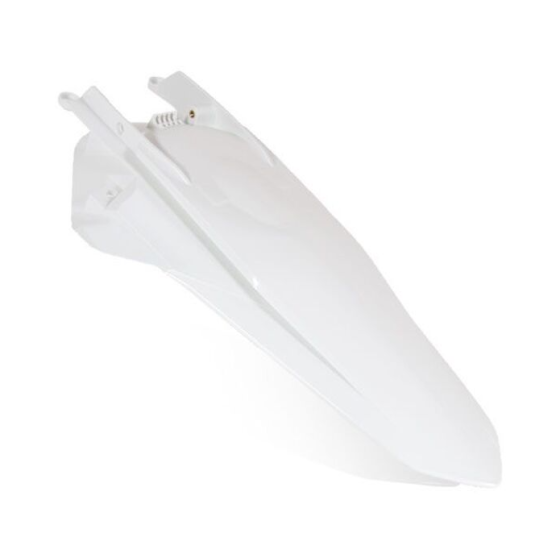 Заден калник RACETECH Rear Fender White KTM 20-23