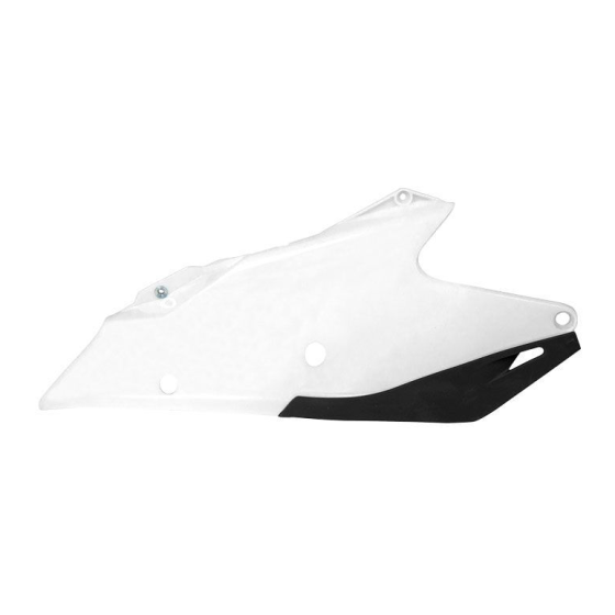 Странични панели RACETECH Side Panels - Gas Gas 21-24 (White/Black)