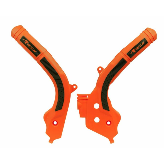 Протектор рама RACETECH Bi-material Frame Guard Orange/Black KTM EXC-F 17-19 / SX-F 16-18