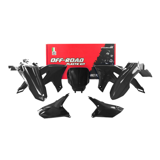 Комплект пластмаси RACETECH Plastic Kit - Complete Yamaha YZ 450F (Black)