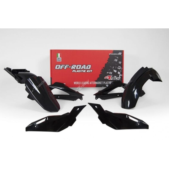 Комплект пластмаси RACETECH Plastic Kit Black - Husqvarna TE
