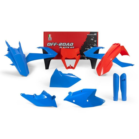 Комплект пластмаси RACETECH Plastic Kit Vintage Blue/Orange Limited Edition KTM 17-19