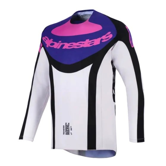 Мотокрос джърси Alpinestars TECHSTAR KNIF BLACK / GRAY/ PURPLE