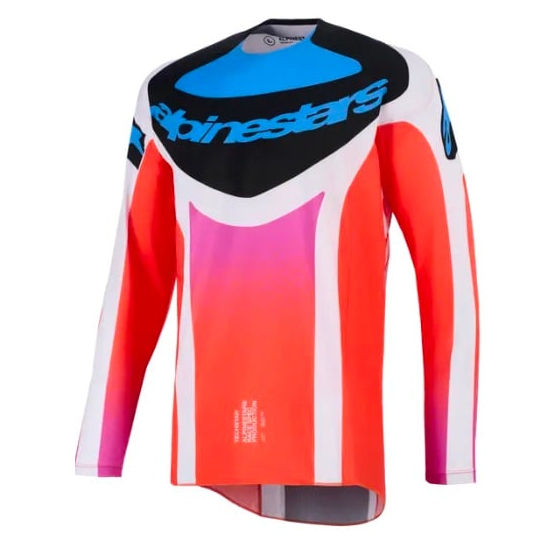 Мотокрос джърси Alpinestars TECHSTAR KNIF GRAY/BLACK/ORANGE