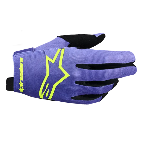 Мотокрос ръкавици ALPINESTARS RADAR PURPLE/YELLOW