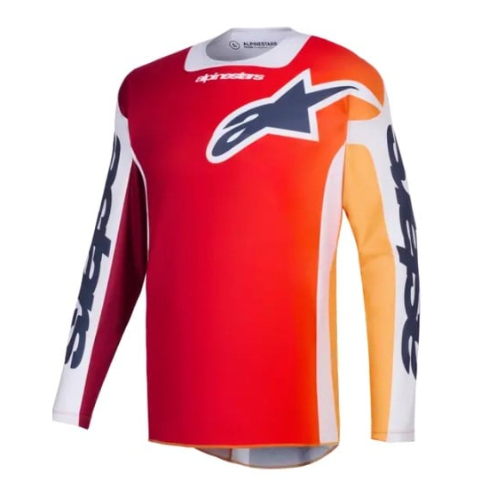 Мотокрос джърси Alpinestars RACER PORTL RED/GRAY