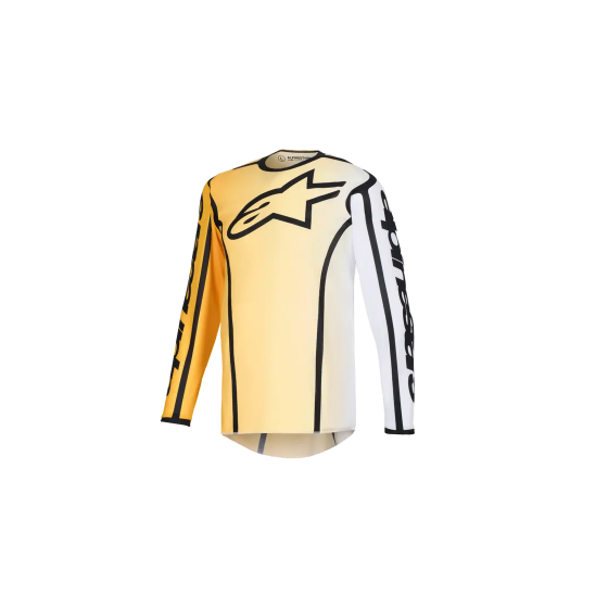 Мотокрос джърси Alpinestars FLUID APEX YELLOW/WHITE