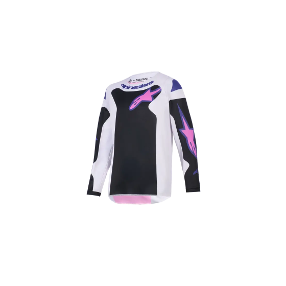 Детско мотокрос джърси Alpinestars FLUID GRID BLKACK/GREY/PURPLE