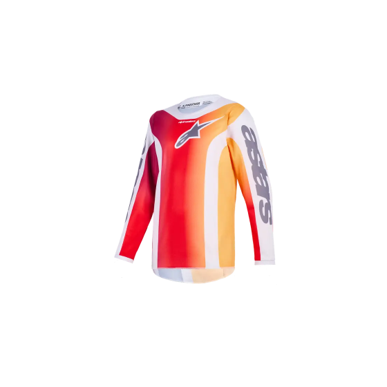 Детско мотокрос джърси Alpinestars FLUID PORTL RED/GRAY