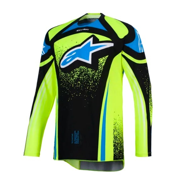 Мотокрос джърси Alpinestars TECHSTAR NOMUR NAVY/YELLOW/BLUE