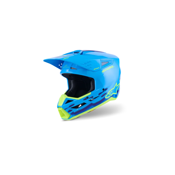 Мотокрос каска ALPINESTARS SM3 FORCE CYAN