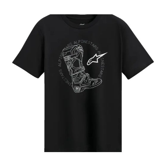 Тениска ALPINESTARS CSF TECH BOOT BLACK