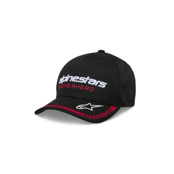 Шапка ALPINESTARS CRV BILL INDENT BLACK/RED