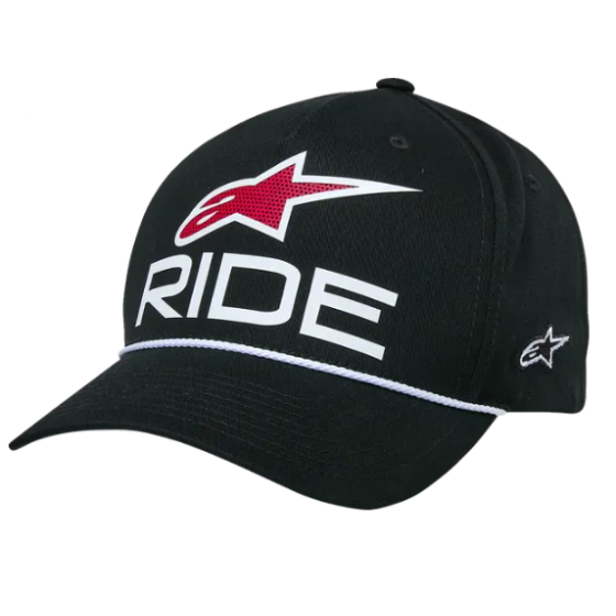 Шапка ALPINESTARS CRV BILL SNP RIDE COMP BLACK/WHITE