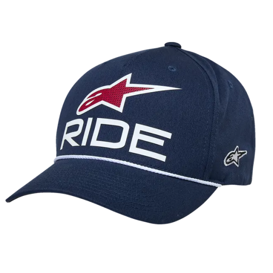 Шапка ALPINESTARS CRV BILL SNP RIDE COMP NAVY/WHITE