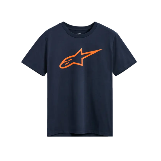 Мото тениска ALPINESTARS SS CSF AGELESS 2.0 NAVY/ORANGE