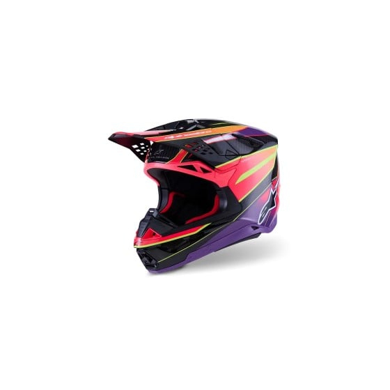 Мотокрос каска ALPINESTARS SM10 ERA PINK/VIO/YL