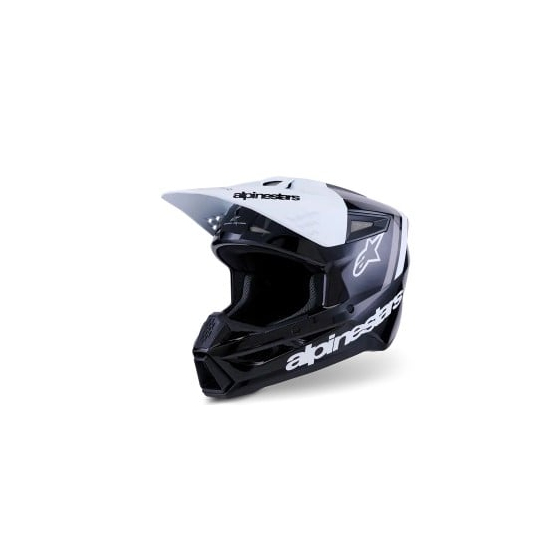 Мотокрос каска ALPINESTARS SM3 RADIUM BLK/WH/GY