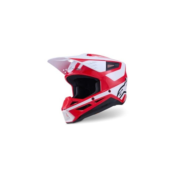 Мотокрос каска ALPINESTARS SM3 HEAT RED/WH/BLK