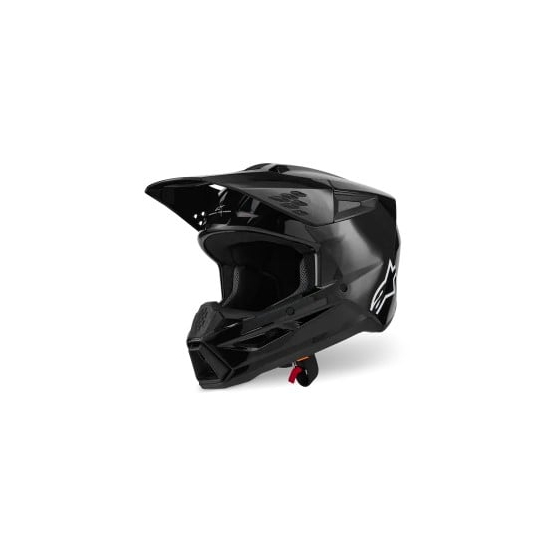 Мотокрос каска ALPINESTARS SM3 BLACK-GLOSS