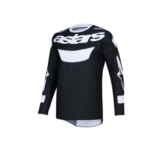 Мотокрос джърси Alpinestars RACER AIR RIWAY BLACK/WHITE