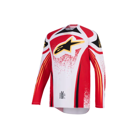 Мотокрос джърси Alpinestars TECHSTAR NOMUR GRAY/RED/BLACK