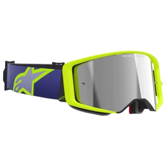 Мотокрос очила ALPINESTARS SUPERTECH CORP PURPLE/YL MIRROR-SIL