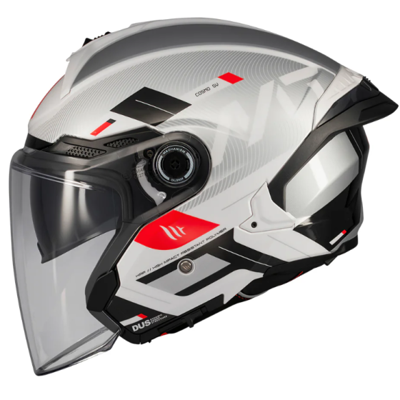 Скутер каска MT COSMO SV SILENCE A2 GREY GLOSS