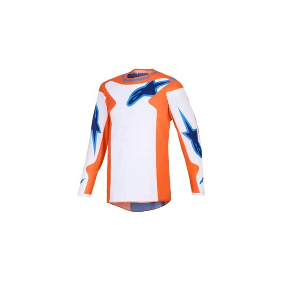 Мотокрос джърси Alpinestars FLUID GRID ORAN/BLUE