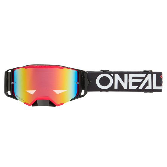 Мотокрос очила O'NEAL B-33 HEXA BLACK/RED - RADIUM RED V.26