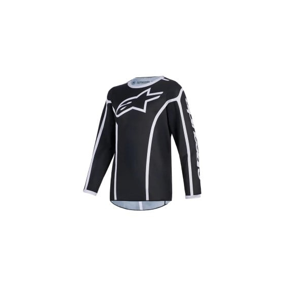 Детско мотокрос джърси Alpinestars FLUID APEX BLACK/GRAY
