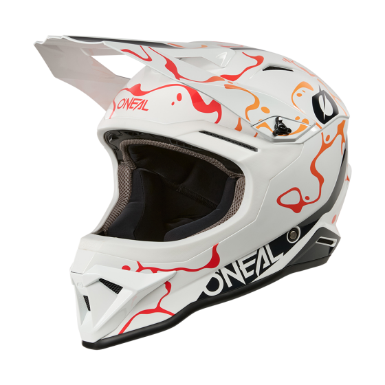 Каска O'NEAL 1SERIES SPLASH WHITE/ORANGE V.26