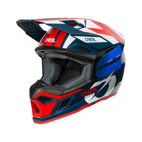 Мотокрос каска O'NEAL 3SERIES RIDE BLUE/WHITE/RED V.26