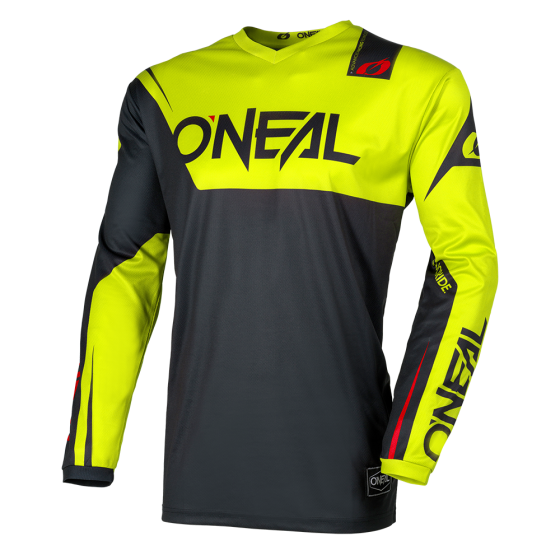 Мотокрос блуза O`NEAL ELEMENT RACEWEAR BLACK/NEON YELLOW V.26