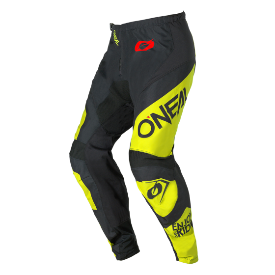 Мотокрос брич O'NEAL ELEMENT RACEWEAR BLACK/NEON YELLOW V.26