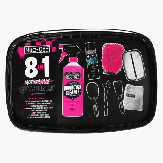 Комплект за почистване Muc-Off 8in1 Motorcycle Cleaning Kit