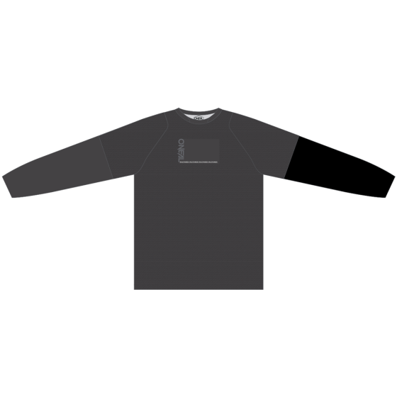 Вело джърси O'NEAL ELEMENT FR PLAIN GRAY/BLACK