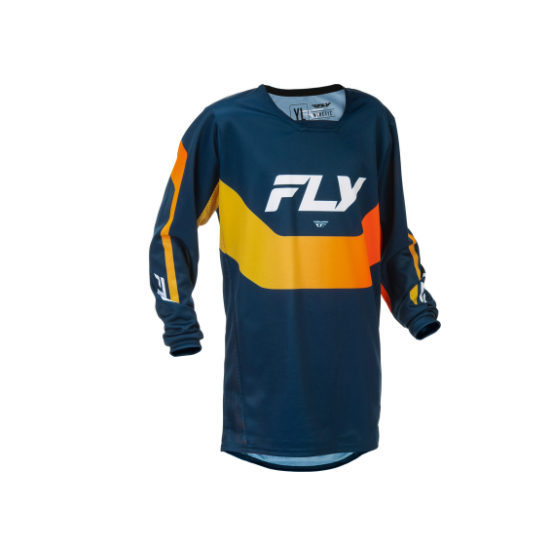 Детска мотокрос блуза FLY RACING Kinetic Jugend - Navy/Orange