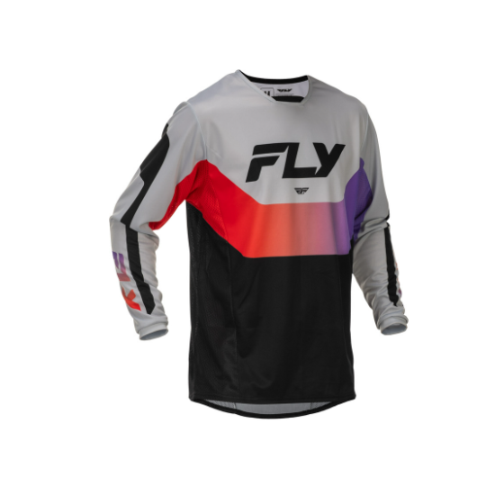 Мотокрос блуза FLY RACING Kinetic - Grey/Red/Purple/Black