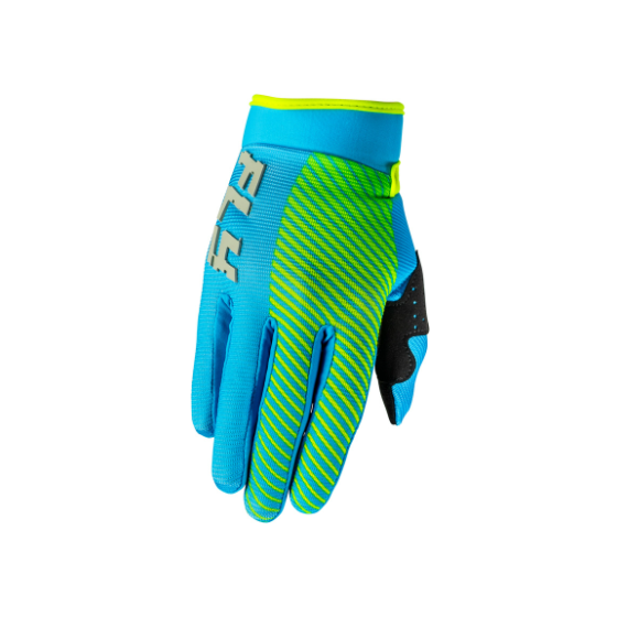 Детски мотокрос ръкавици FLY RACING F-16 - Blue/Hi-Vis