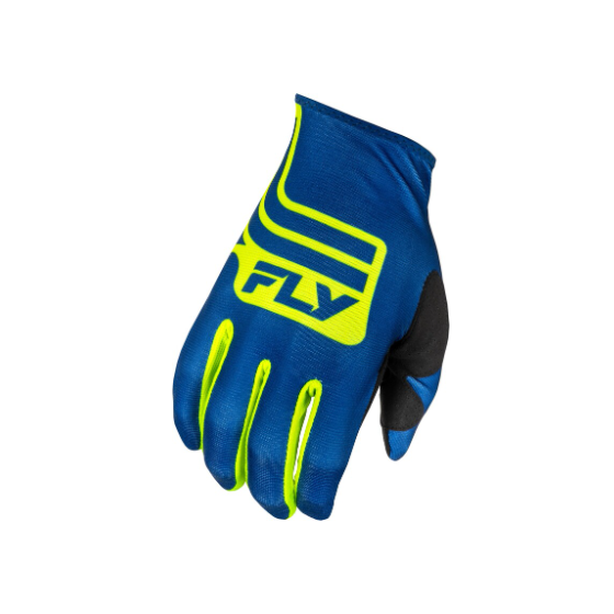 Мотокрос ръкавици FLY RACING Lite L.E. Lancer - Navy/Hi-Vis