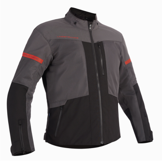 Текстилно мото яке Lindstrands Rexbo V2 Grey Black