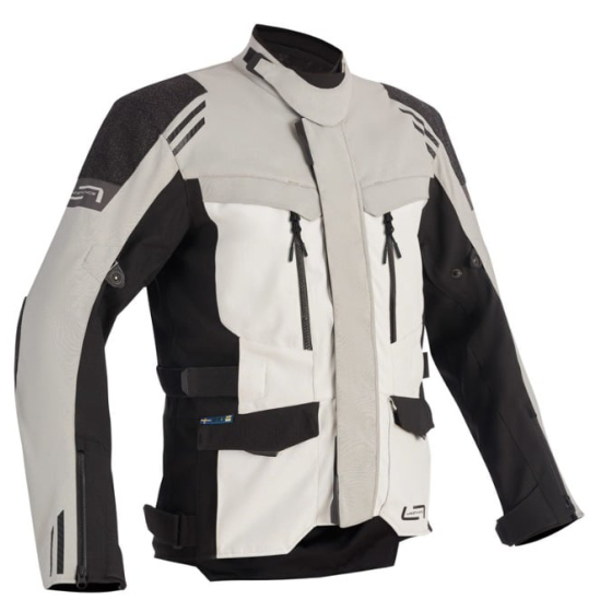 Текстилно мото яке Lindstrands Storbo Light Grey Black