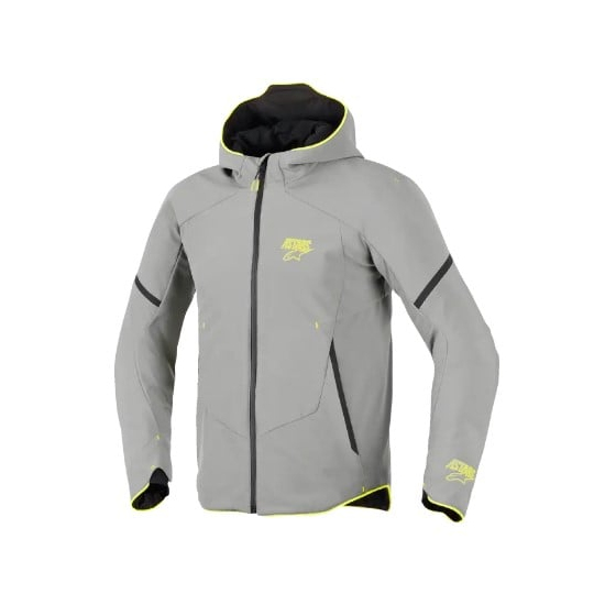Мото суитшърт ALPINESTARS Aeroshell WP GRAY/YELLOW